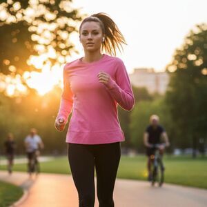 Lululemon Run Warm Up Crew Pullover Y2K Zip Back Pink Athleisure Women sz 4